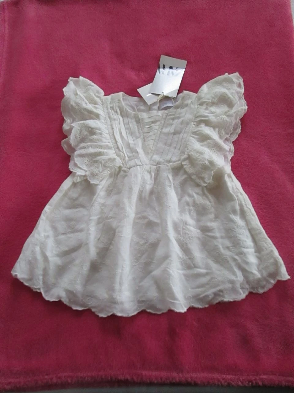 Robe Zara dentelle ivoire